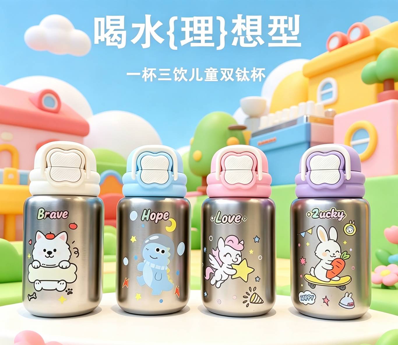 Nannan Kids Pure Titanium Water Bottle